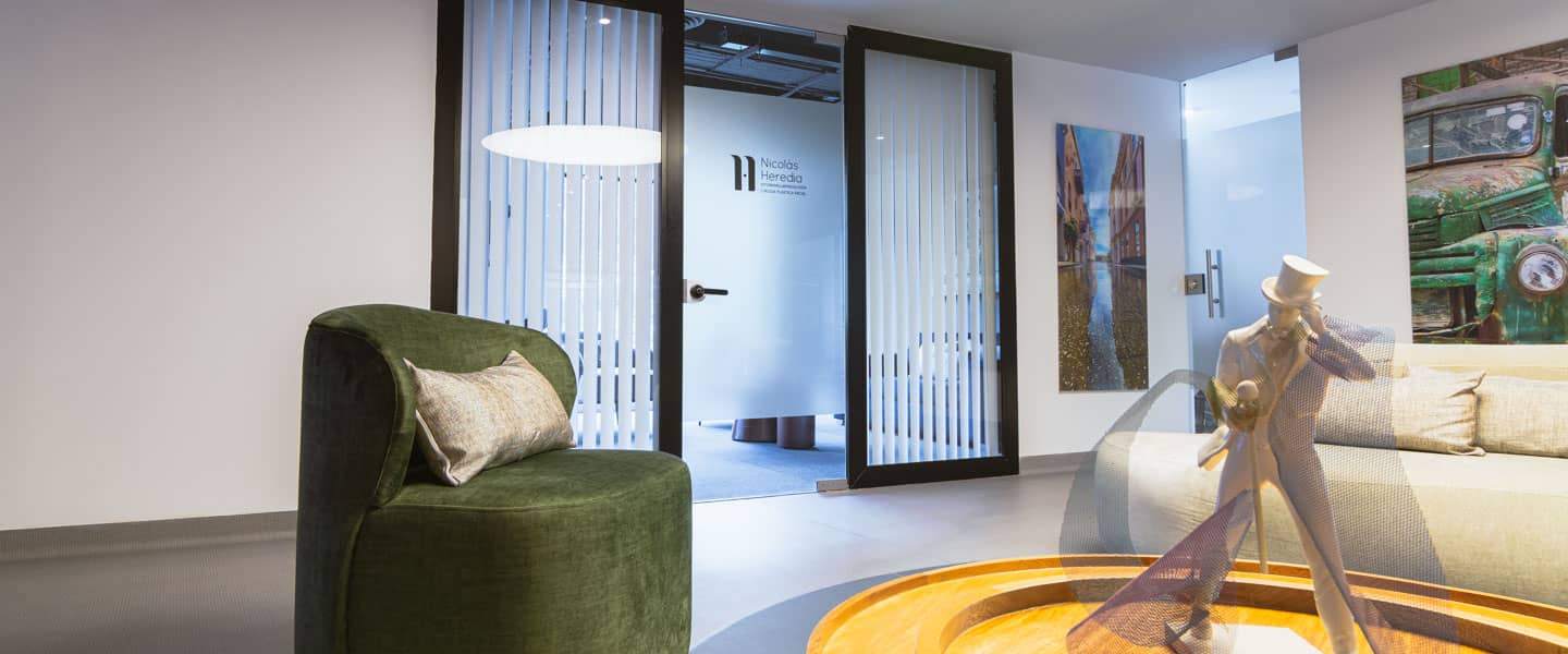 Sala de espera de un consultorio médico